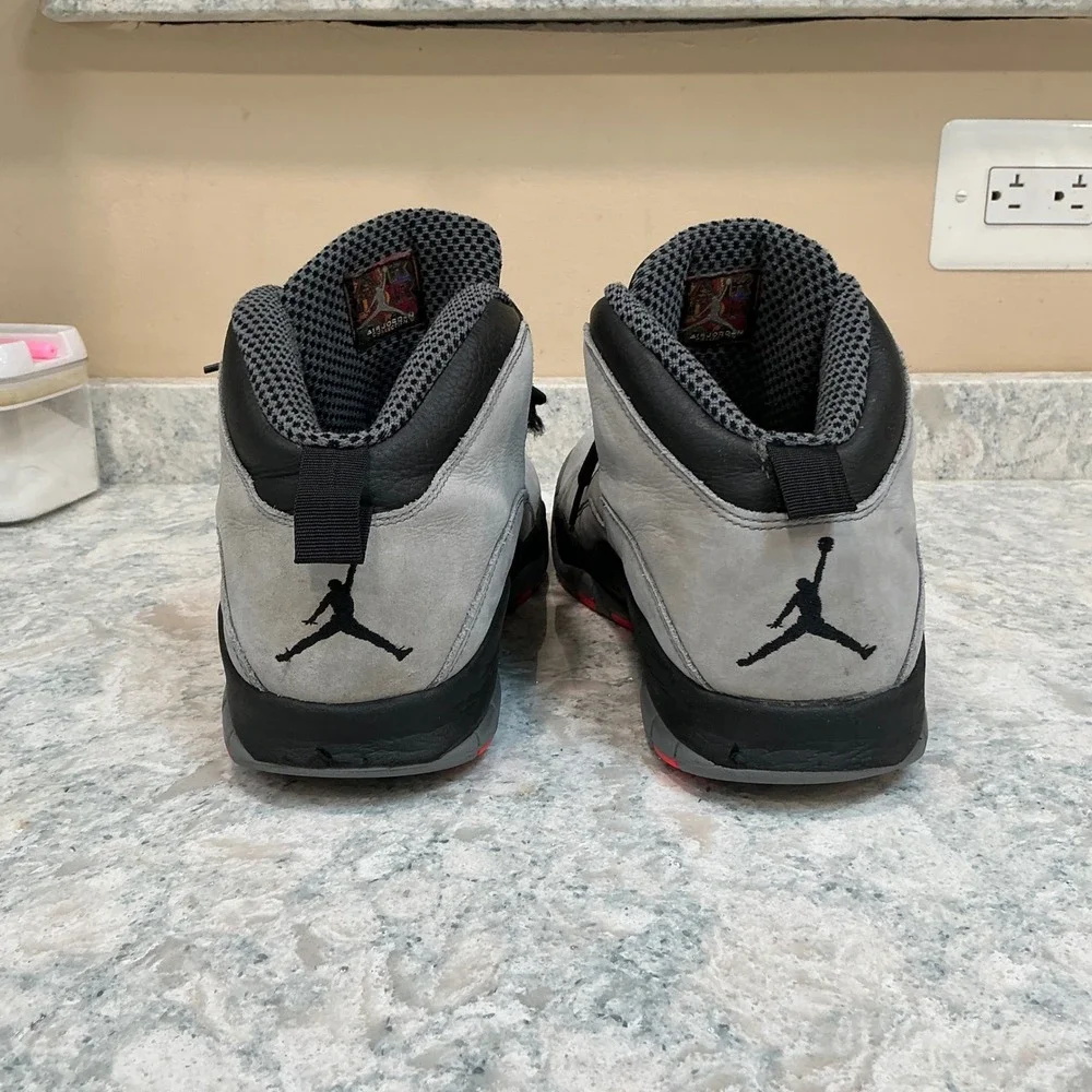 Jordan Shoes Air Jordan 10 Retro 14 Cool Grey Infrared Black 310805-023 Mens